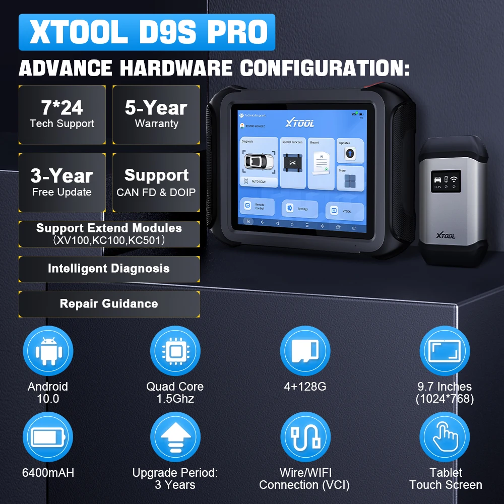 XTOOL D9S PRO - Advanced Hardware