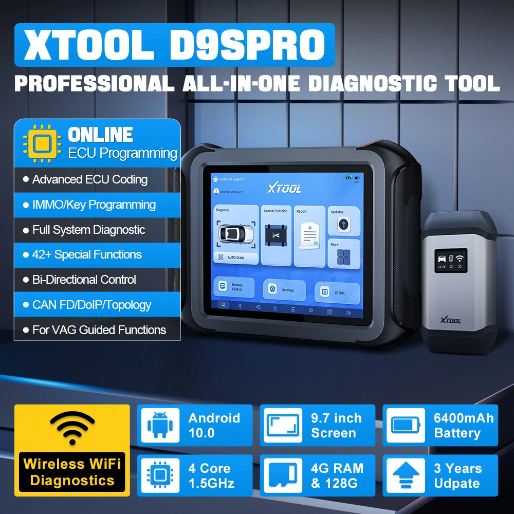 XTOOL D9S PRO - All-IN-ONE Diagnostic Tool