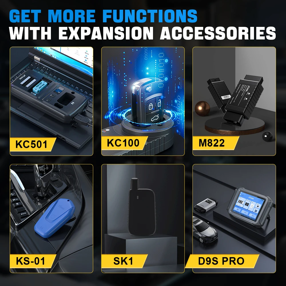 XTOOL D9S PRO - More Functions