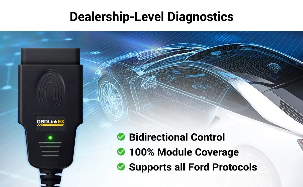 OBDLink EX Diagnostic Scan Tool - Dealer Level Diagnostics